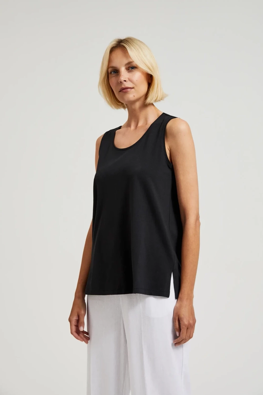 Marisse Women's Blouse L-Ts-4428 Black