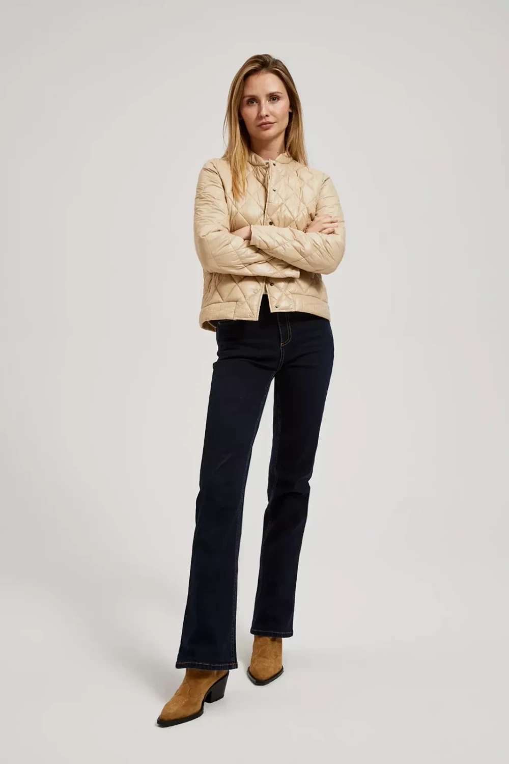 Marisse Women's Jacket L-Ku-4303 Beige