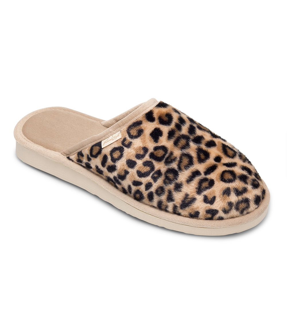 Dámske papuče Natural Style NS-070 Béžové-Leo