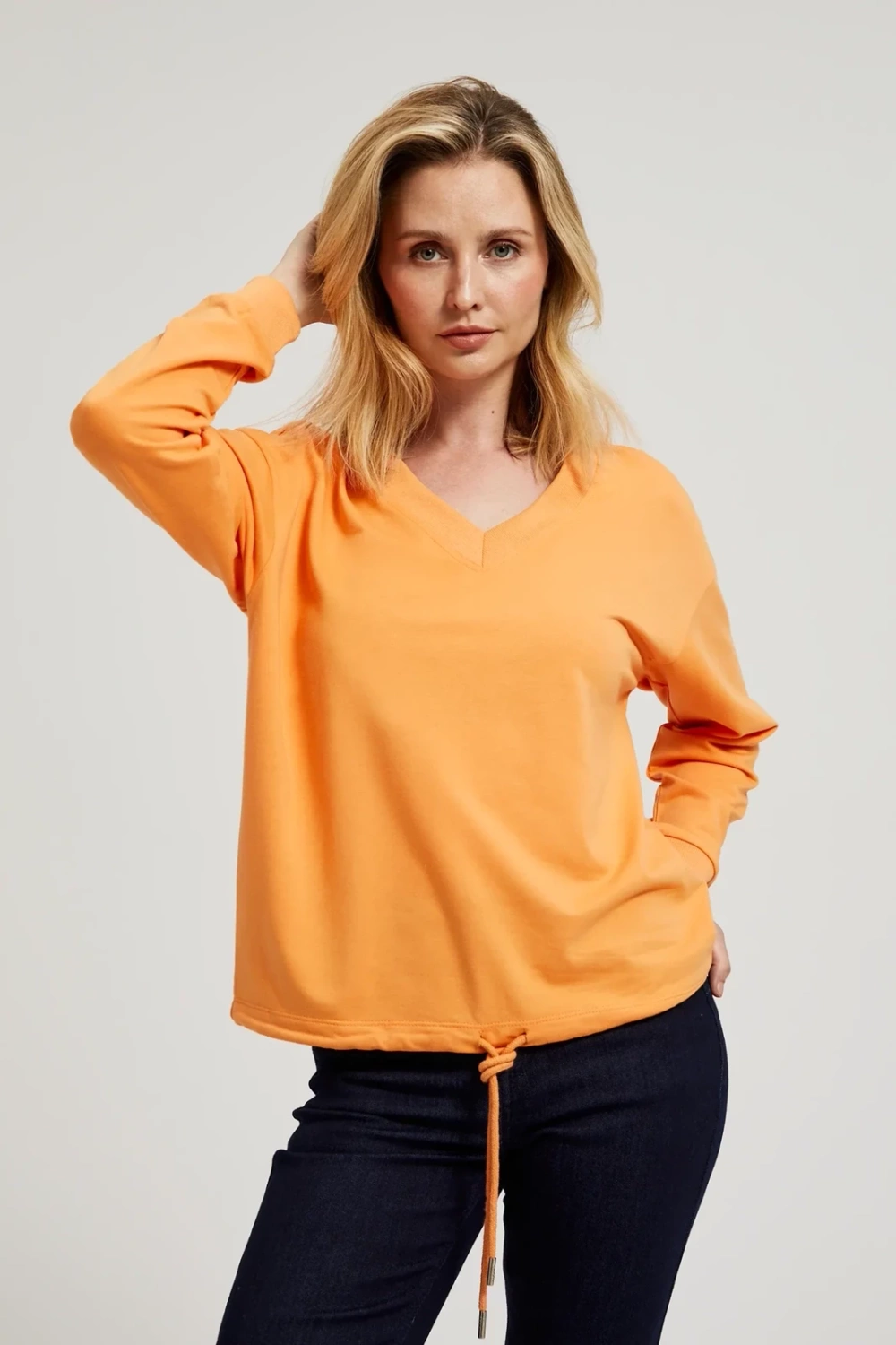 Marisse Women&#039;s Sweatshirt Z-Bl-4509 Orange
