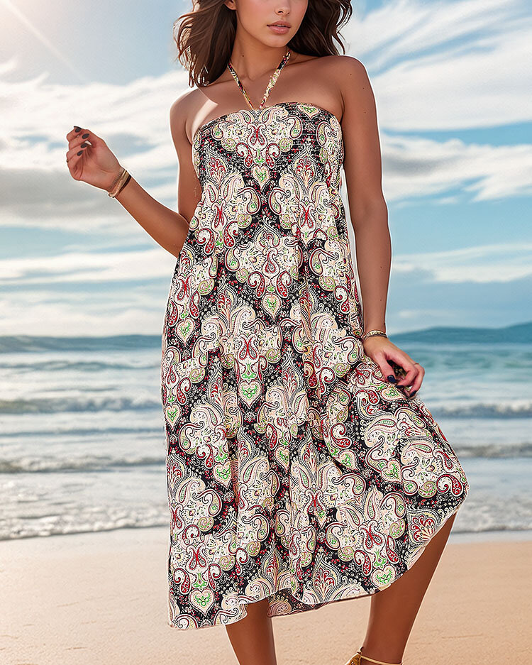 Resti Women's midi dress with print