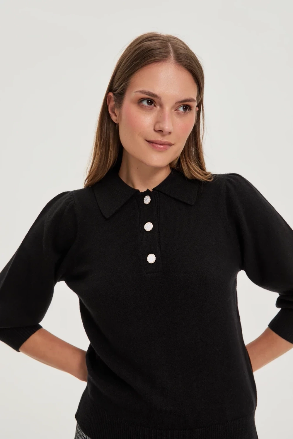 Marisse WOMEN'S SWEATER Z-SW-4811 BLACK