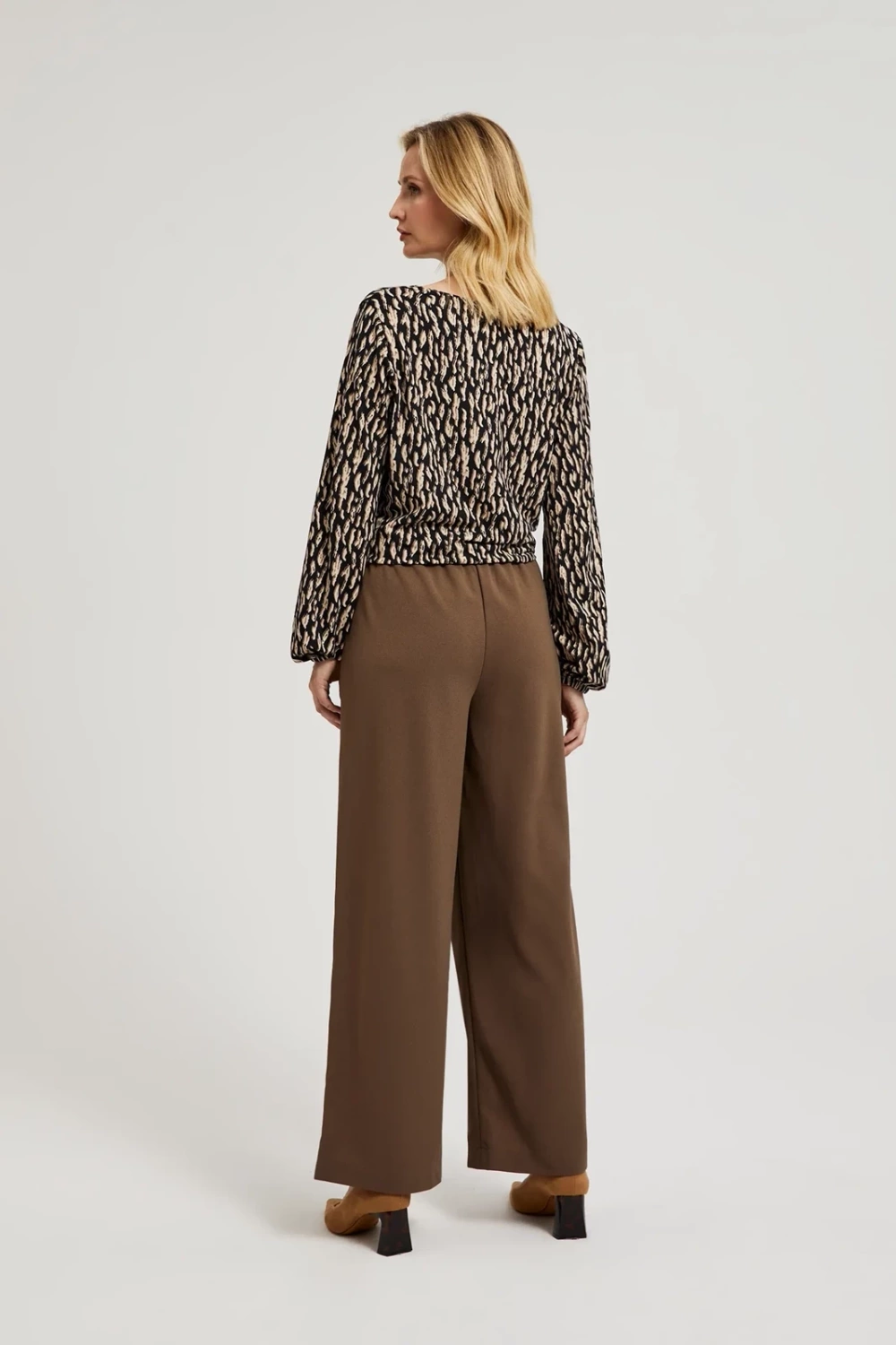 Marisse Women's Trousers Z-Sp-4510 Coffee