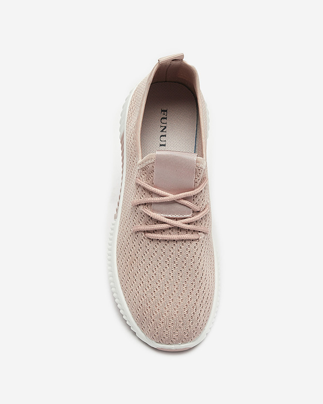 Resti Pink women's fabric sports shoes Vobbu- Footwear