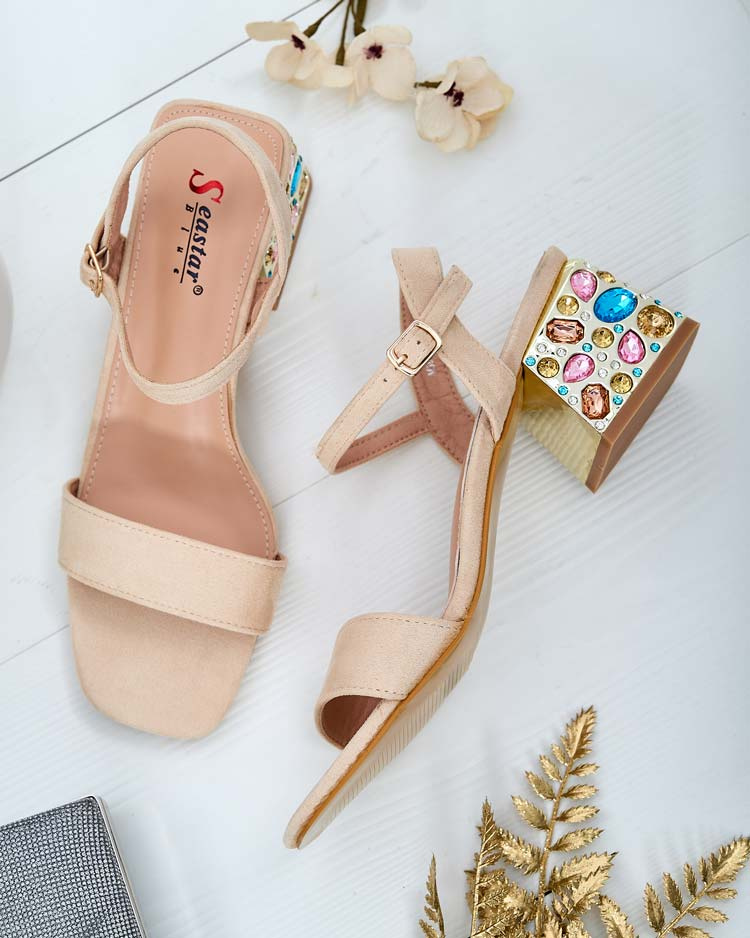 Resti Women's Sandals on a post with crystals Ohvare