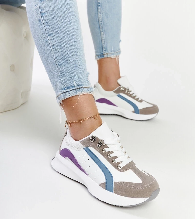 Gemre Teniși multicolori pe platformă Taima