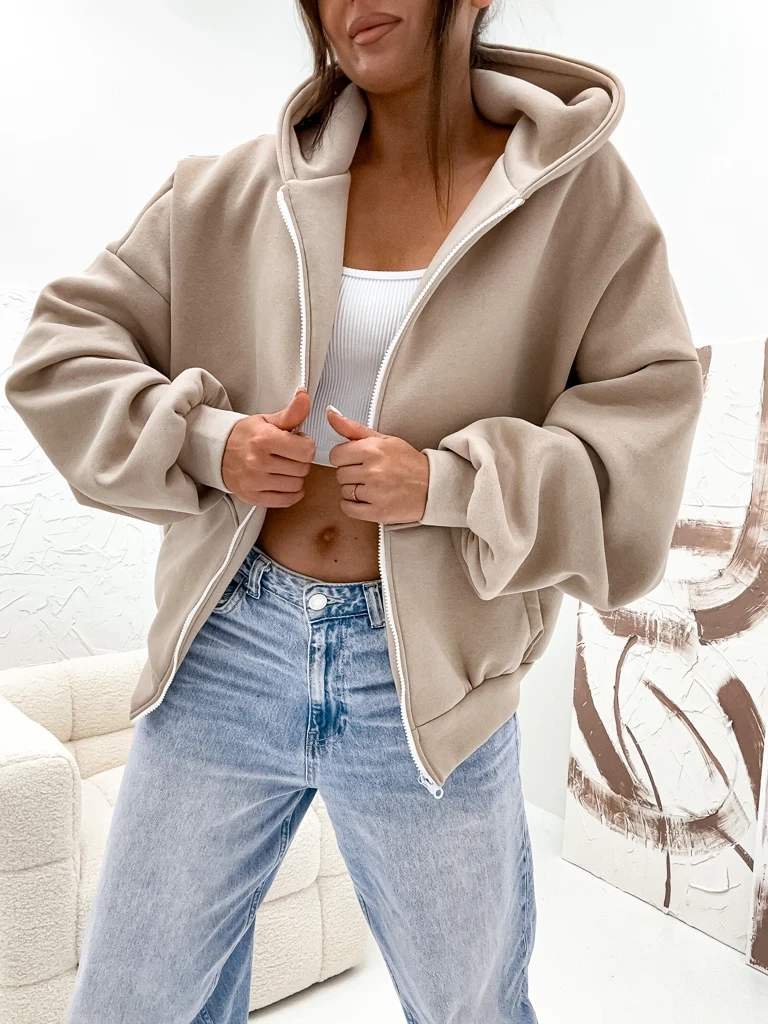 Resti Women's Cotton Insulated Butterfly Sweatshirt