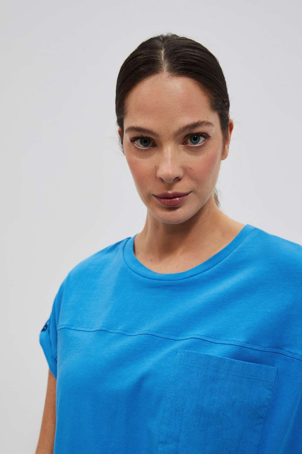 WOMEN'S T-SHIRT L-TS-4086 FRESH BLUE