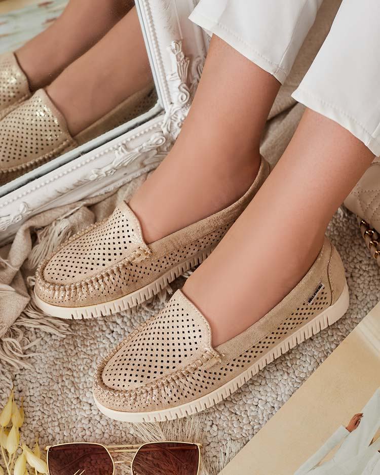 Resti Openwork women's moccasins Nafis