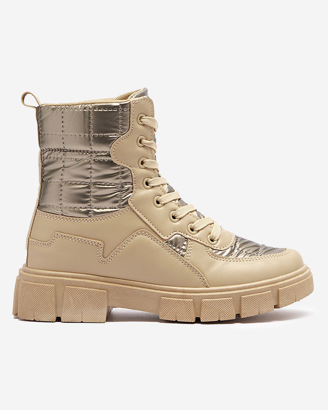 Resti Light brown women&#039;s uninsulated bagger boots Qertera- Footwear