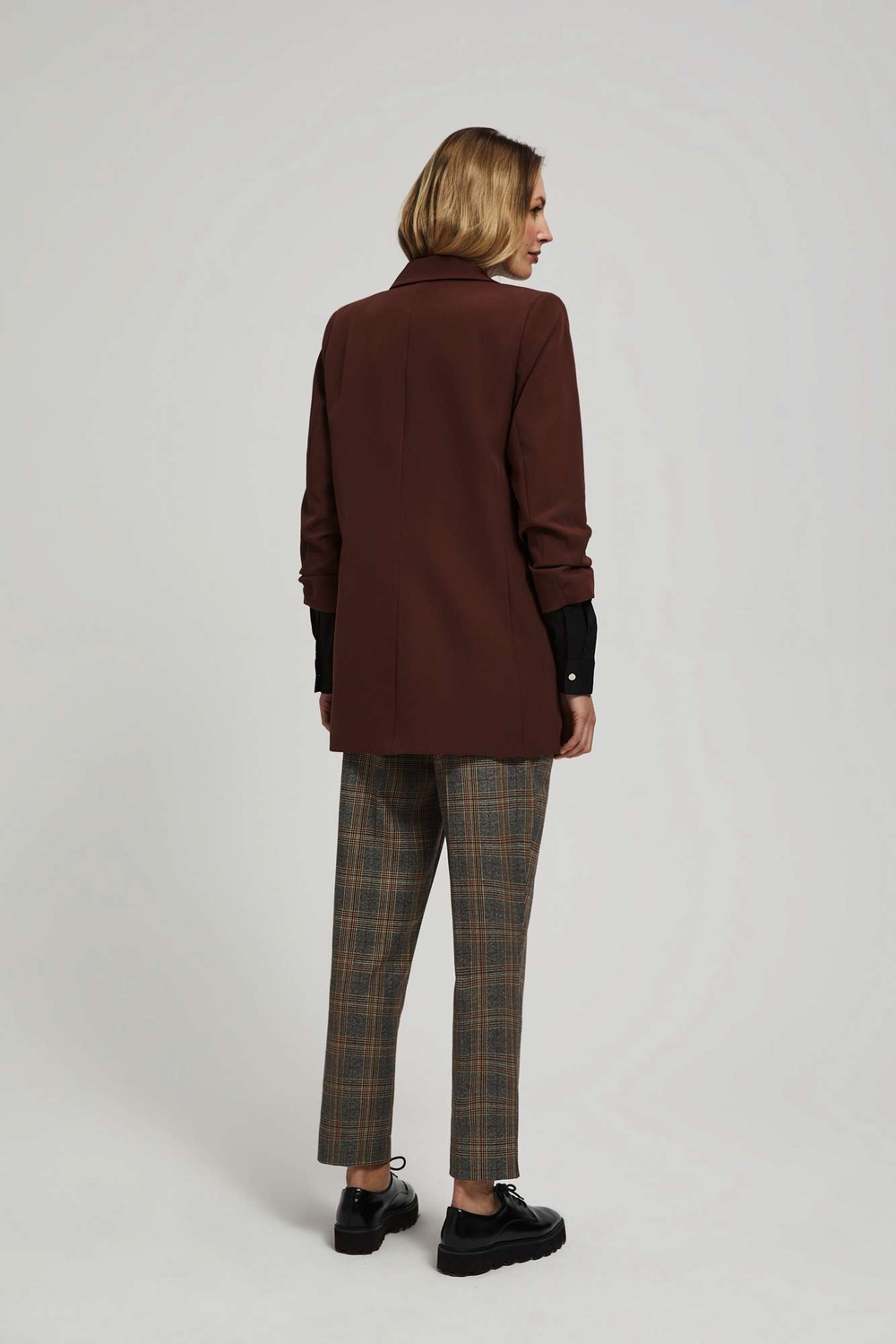 Marisse Single-Breasted Jacket With 3/4 Sleeves