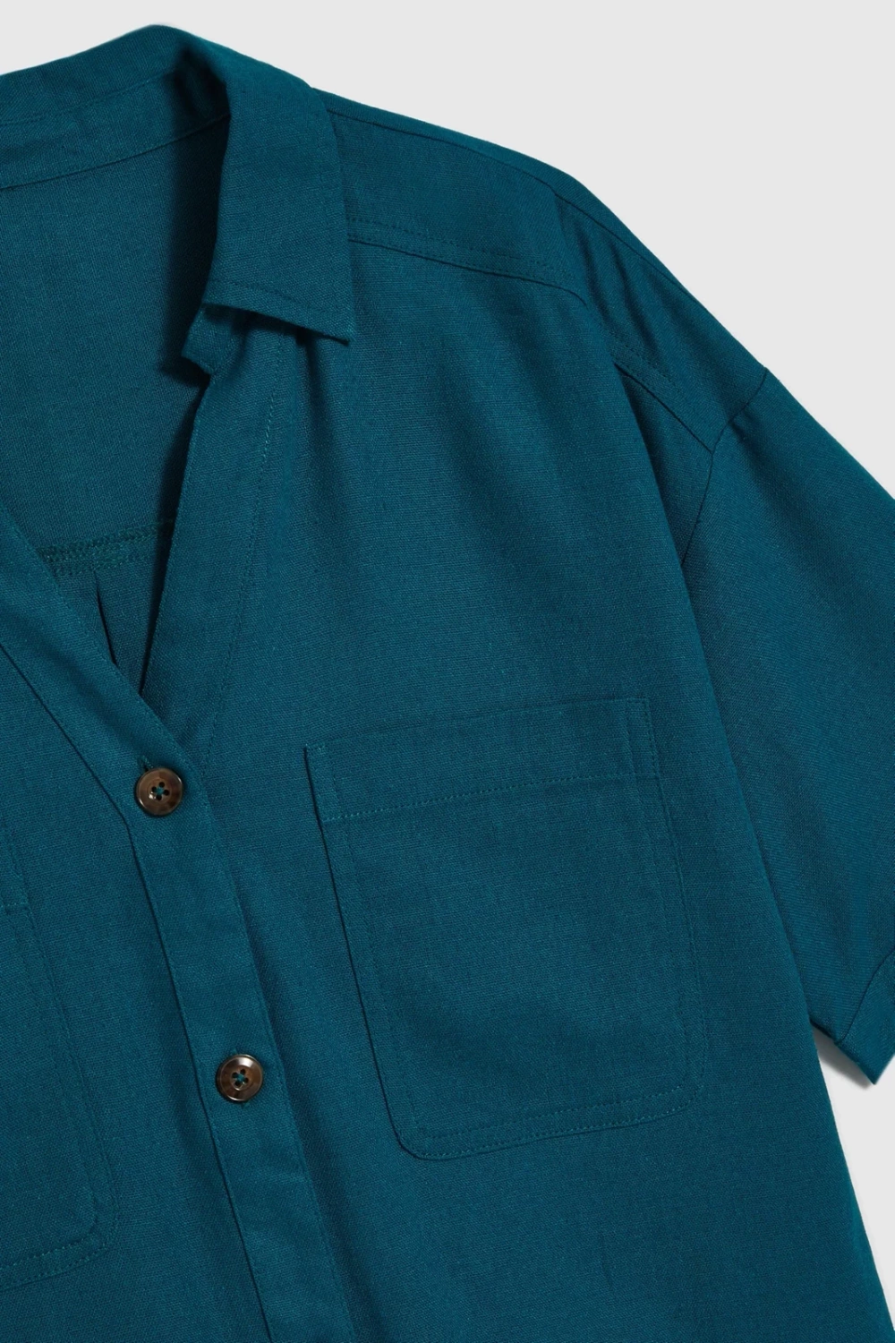 Marisse Green Viscose And Linen Shirt