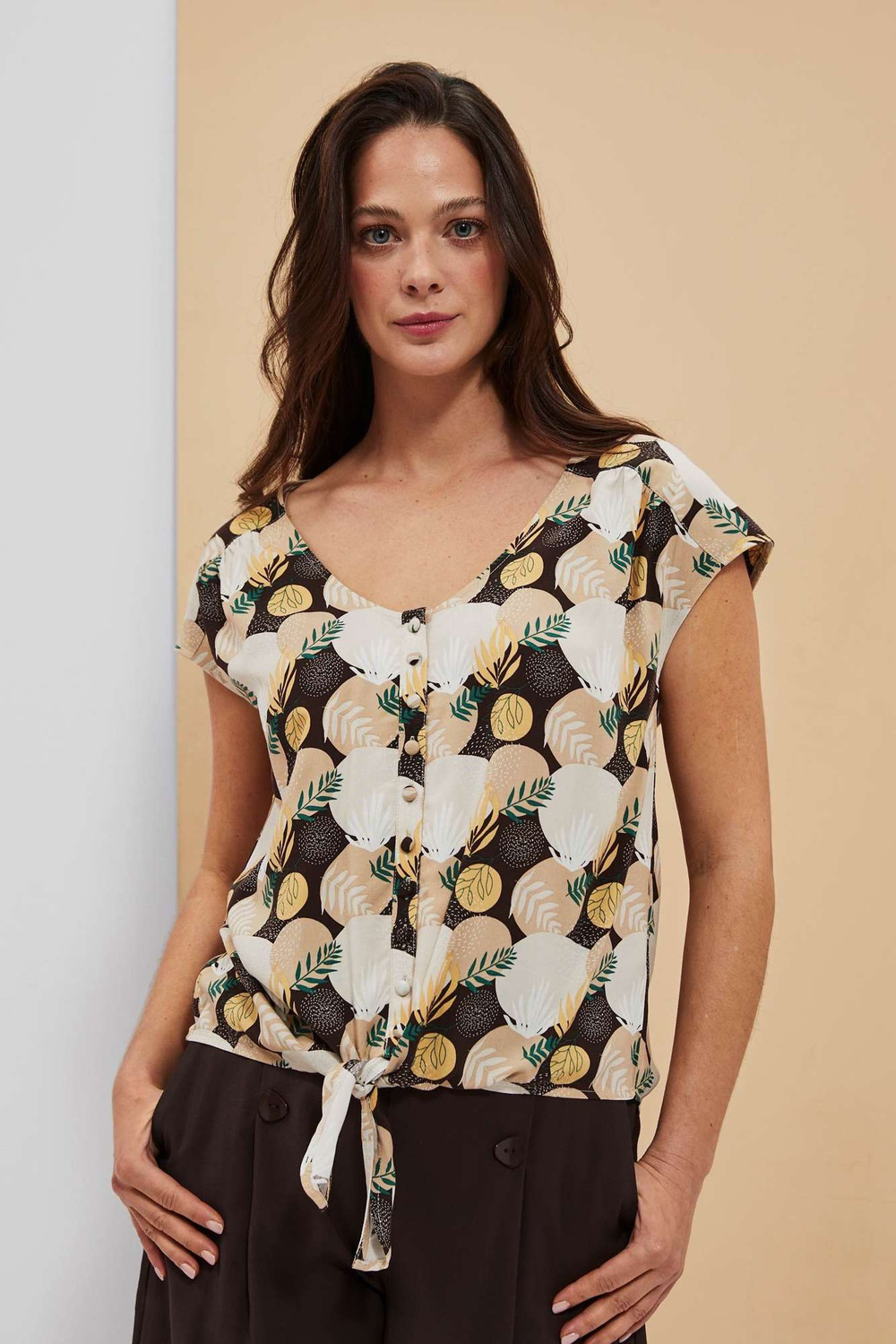 Marisse Women&#039;s Shirt L-Ko-4043 D.Oak