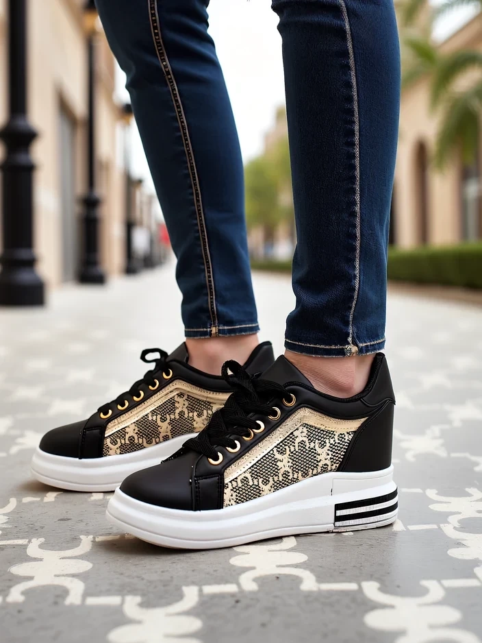 Resti Women&#039;s sports shoes with hidden wedge Jesioo