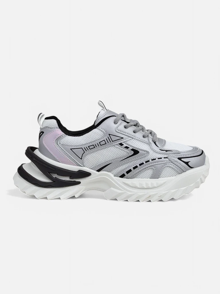 Resti Women's sports sneakers on a thicker sole Nettes