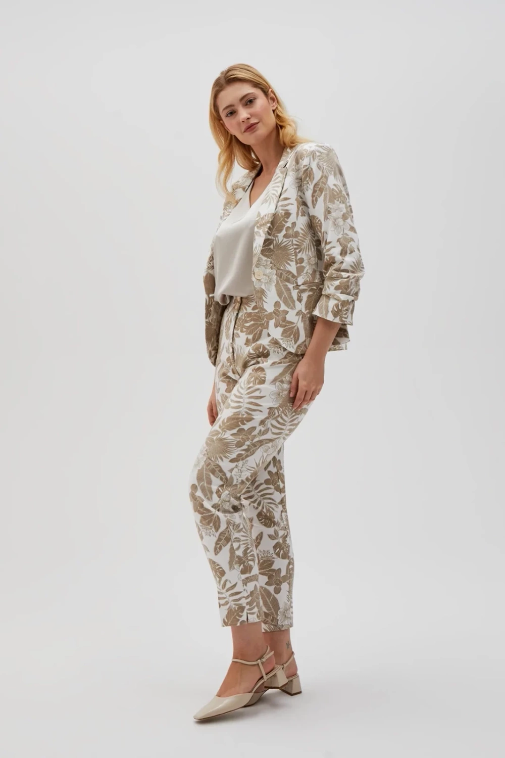 Marisse Women&#039;s Jacket L-Mr-4603 Off White