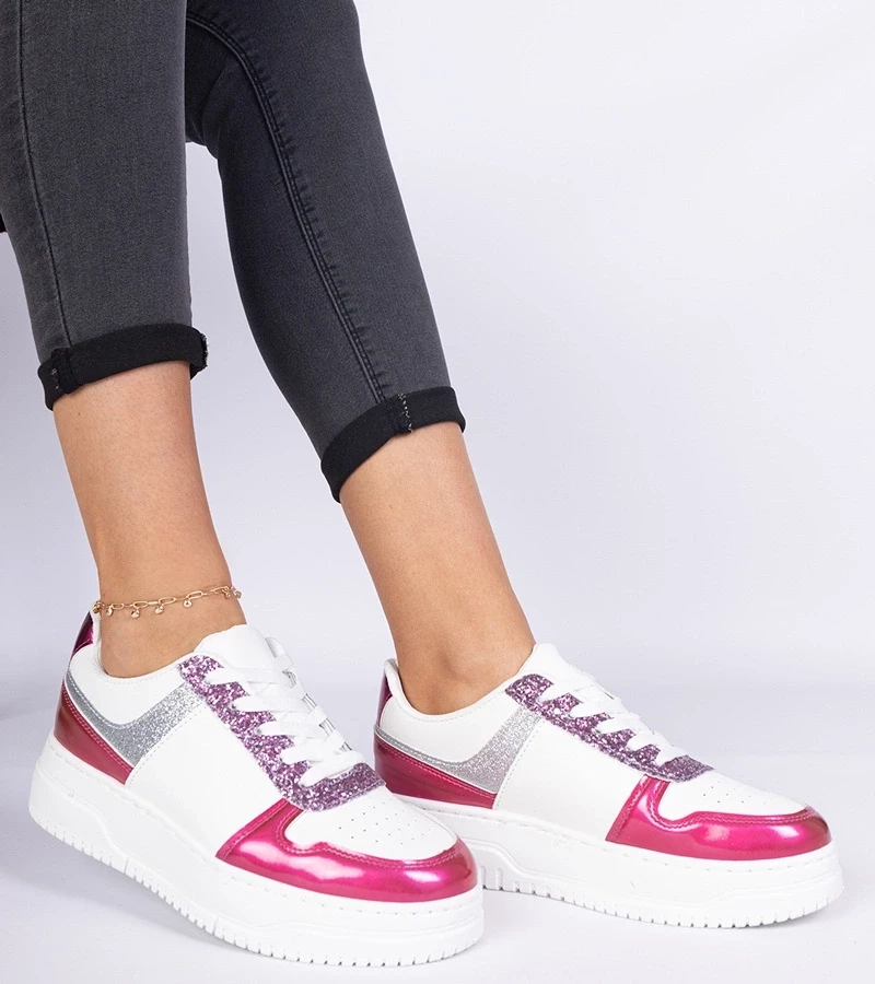 Gemre Adidași roz pentru femei cu talpă groasă Dolla