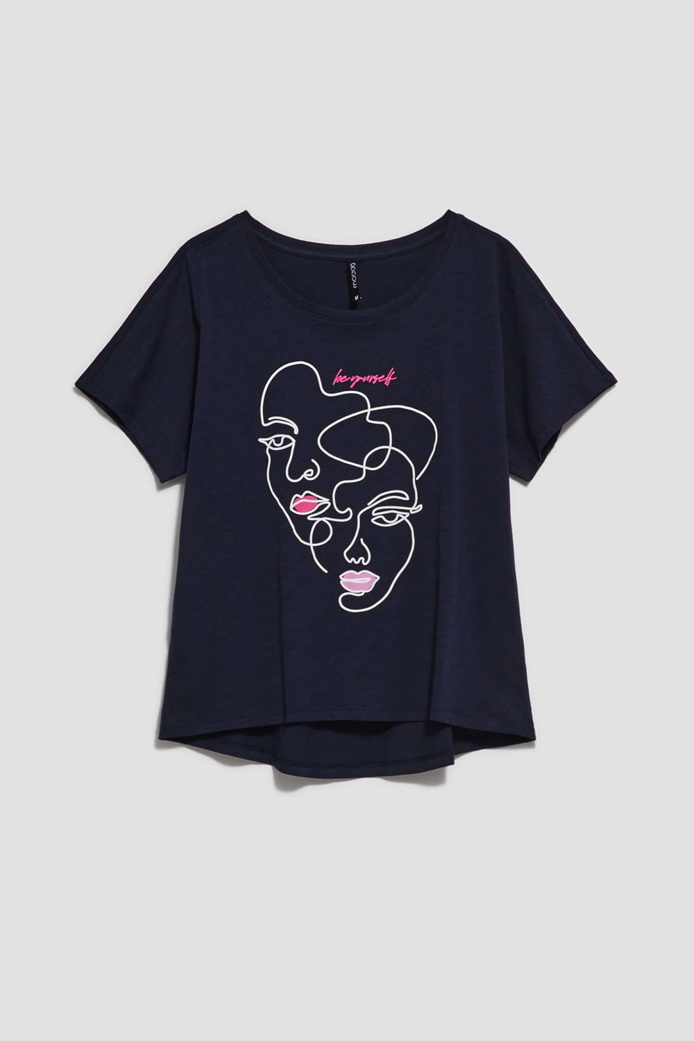 Cotton blouse with print