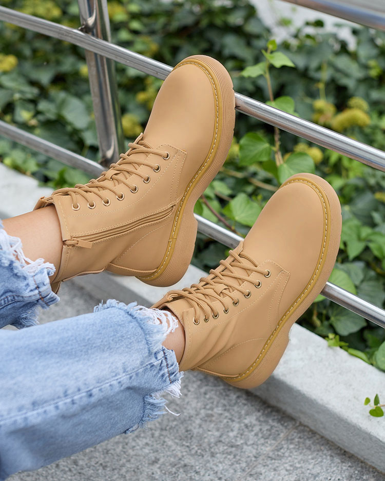 Resti Matte light brown Kucillo women&#039;s boots
