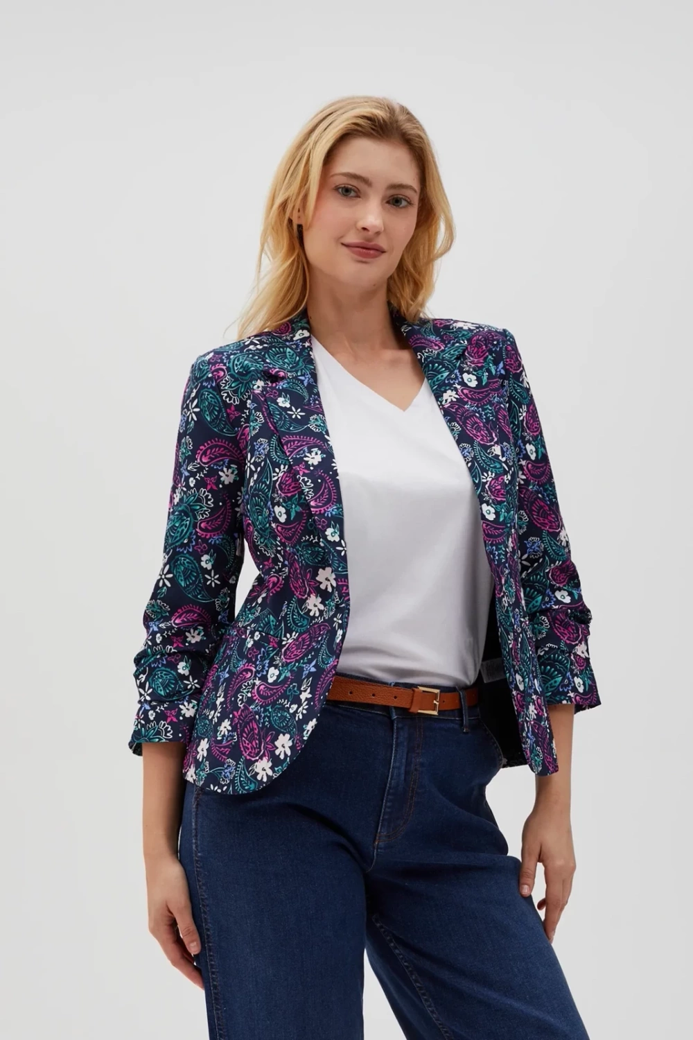 Marisse Women&#039;s Jacket L-Mr-4603 Navy