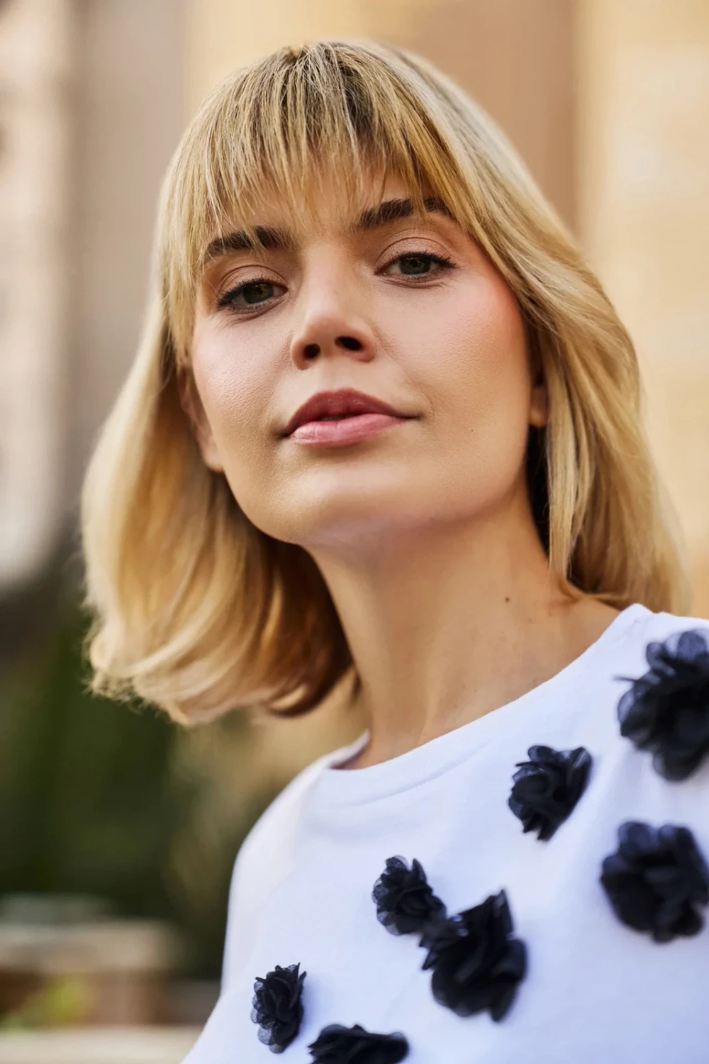 Marisse T-Shirt With White Application