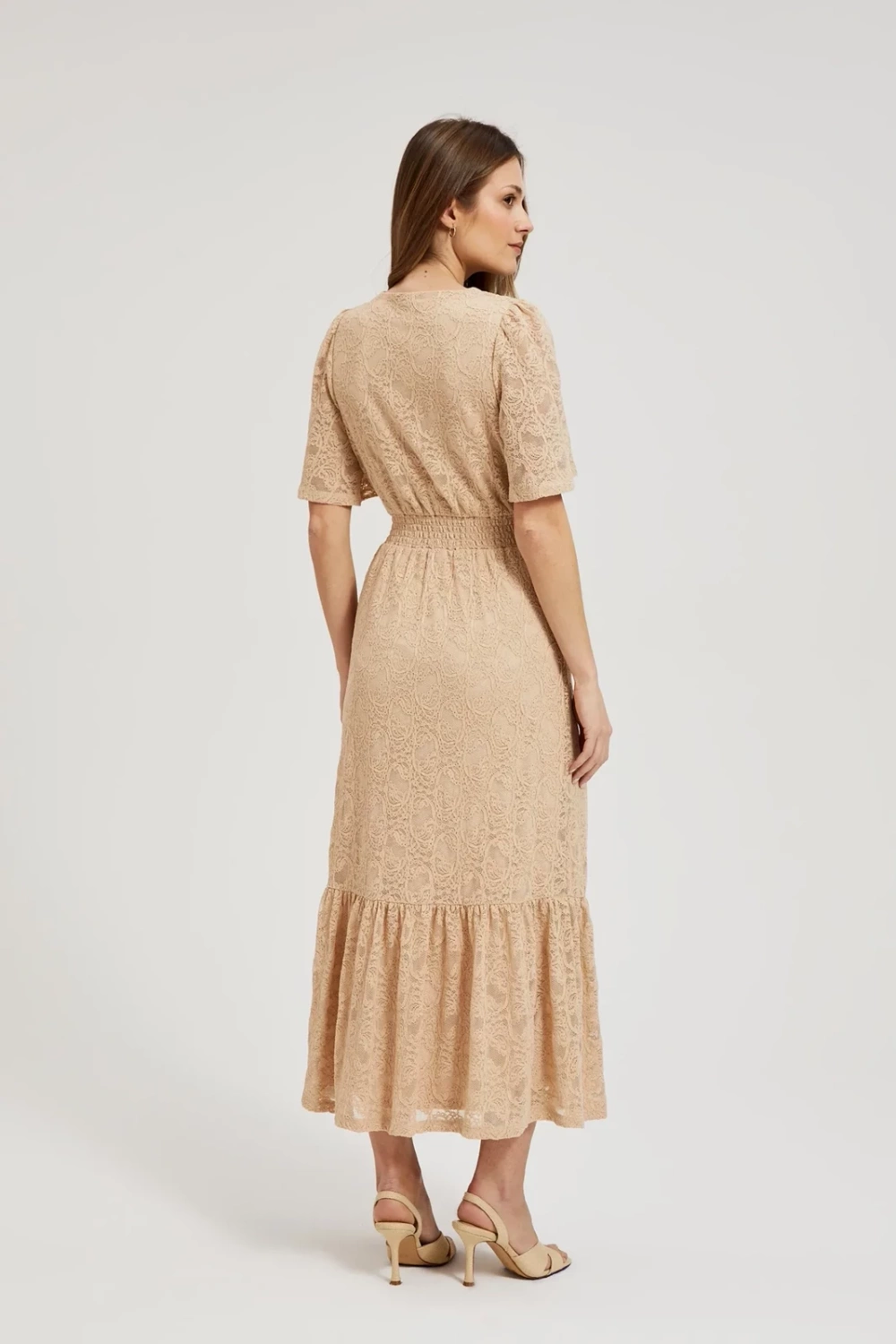 Marisse Women&#039;s Dress L-Su-4320 Beige