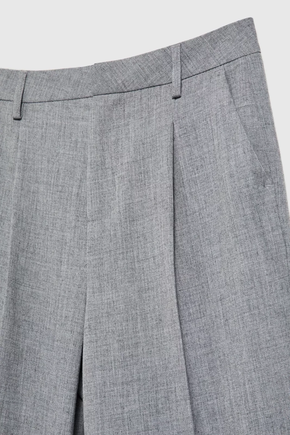 Cropped suit trousers