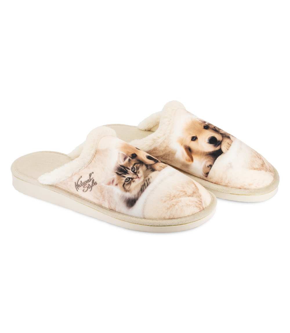 Dámske papuče Natural Style NS-109 Beige
