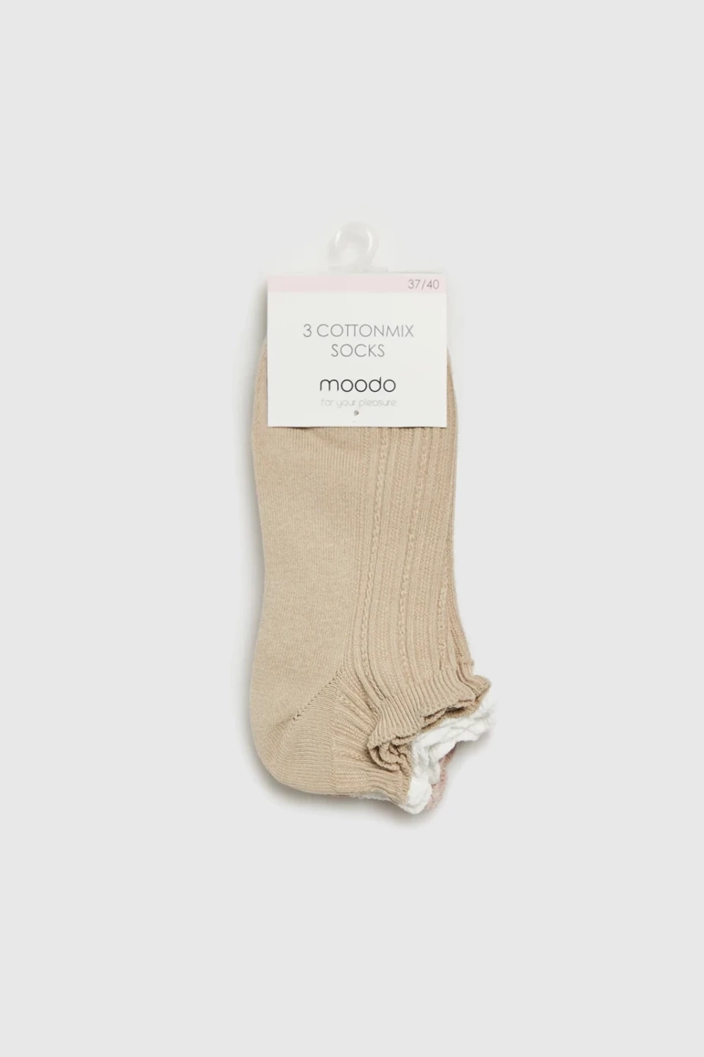 Marisse Women's Socks L-Sk-4609 Off White