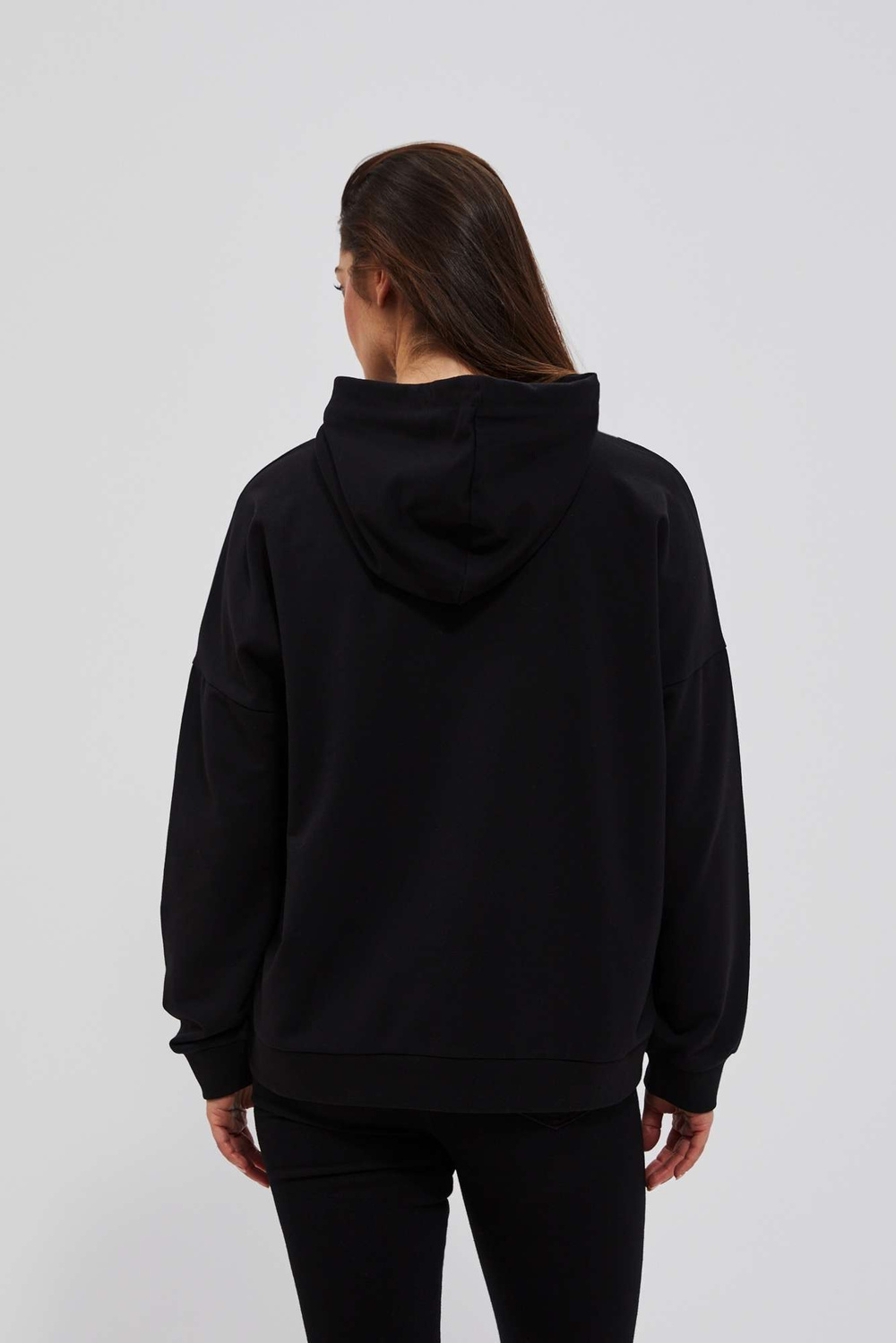 Marisse Women's Sweatshirt L-Bl-4008 Black