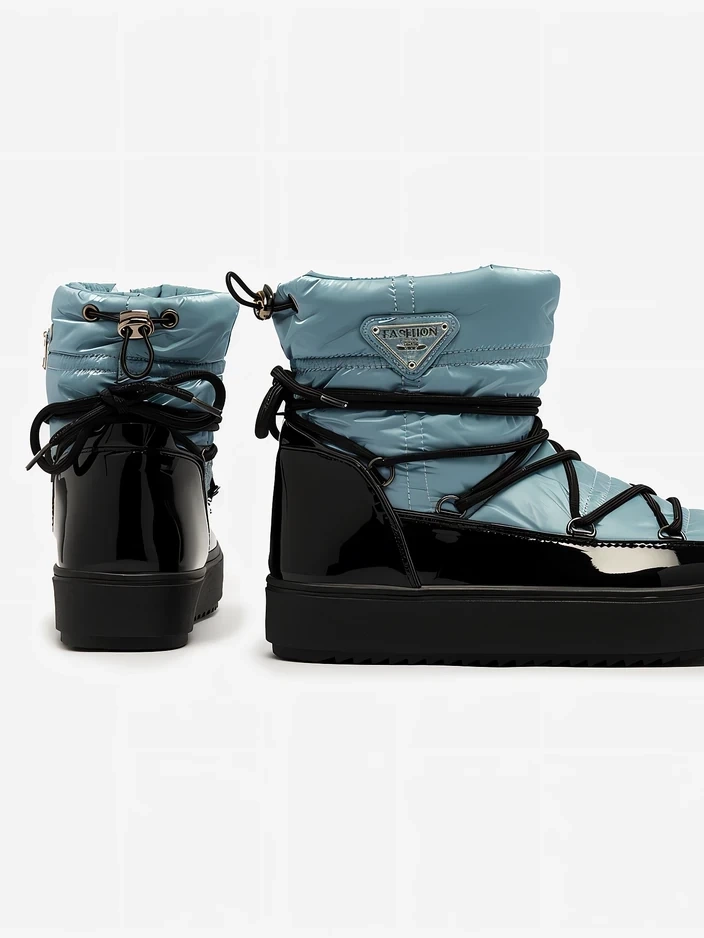 Resti Women&#039;s slip-on boots a&#039;la snow boots in blue Vevnose