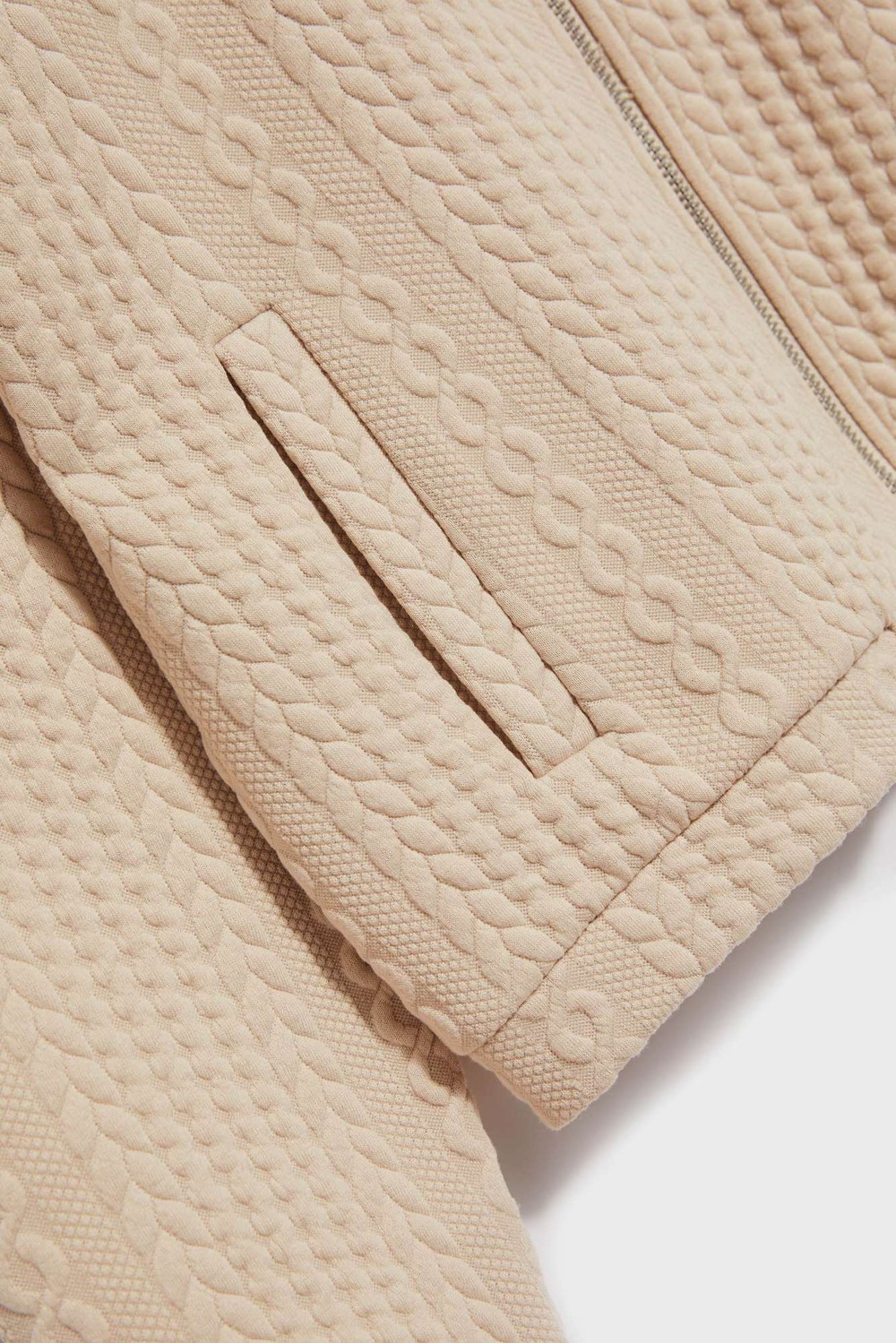 Zip-up hoodie with pockets