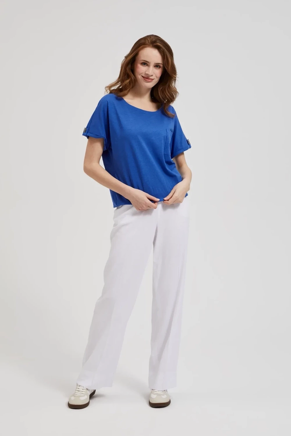 Marisse Women's Blouse L-Ts-4354 L.Navy