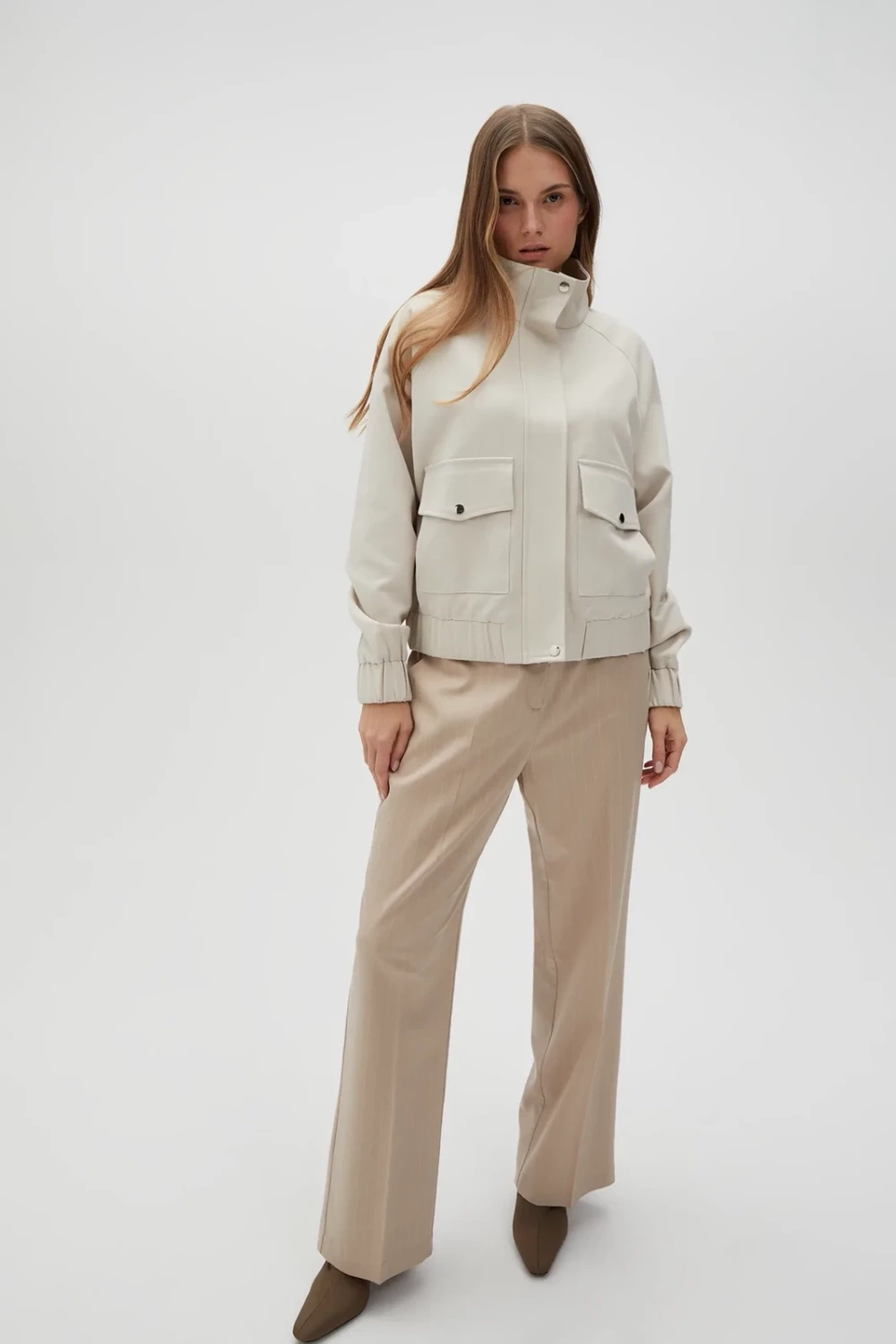 Marisse Women's Jacket L-Ku-4613 L.Beige
