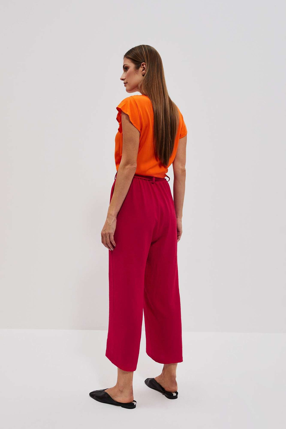 Marisse Women's Trousers L-Sp-4011 Strawberry