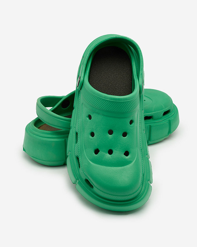 Resti Royalfashion Dark green women&#039;s rubber flip-flops Kooranza