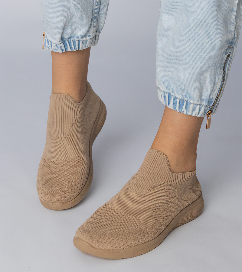 Gemre Adidași sport bej cu guler șosetă Kreta