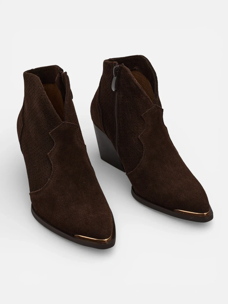 Dámske kovbojské čižmy Resti Eco Suede
