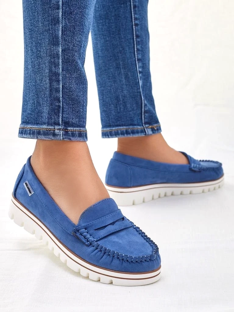 Resti Womens eco-suede moccasins Bellisse