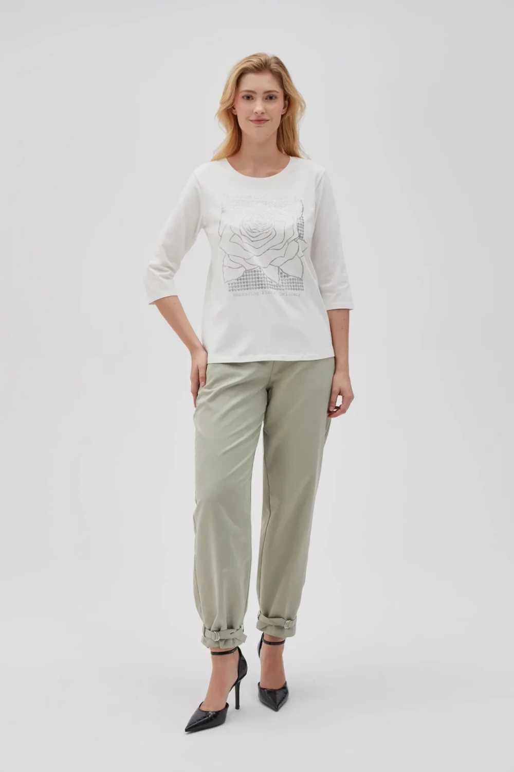 Marisse Women&#039;s Blouse L-Ts-4614 Off White