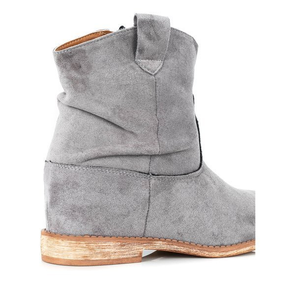 Resti Gray cowboy boots on a wedge Bertold - Footwear