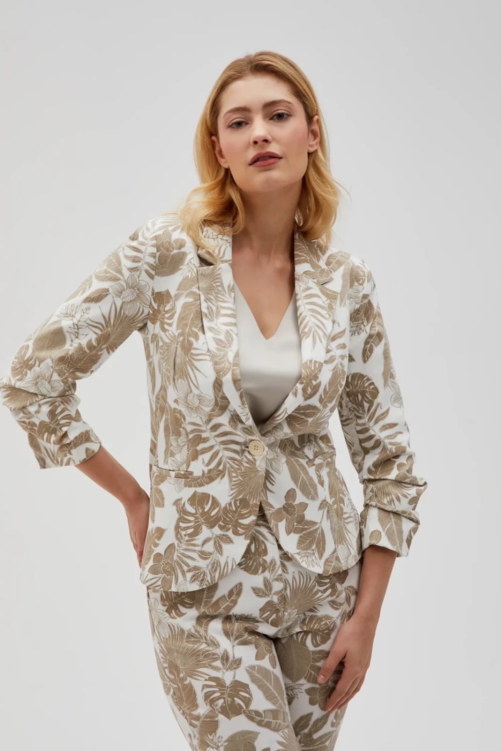 Marisse Women&#039;s Jacket L-Mr-4603 Off White