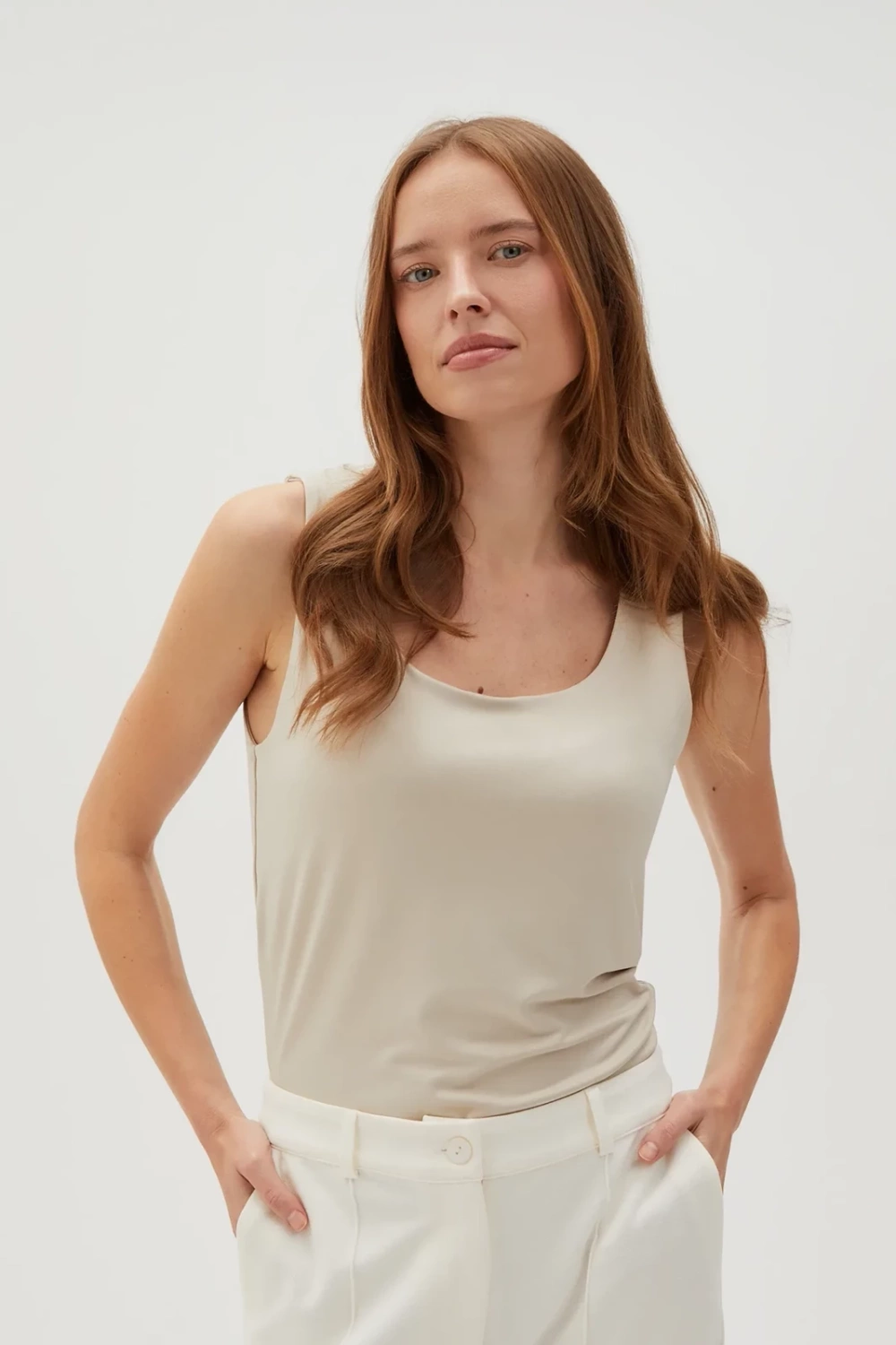 Marisse Women&#039;s T-Shirt L-Ts-4606 L.Beige