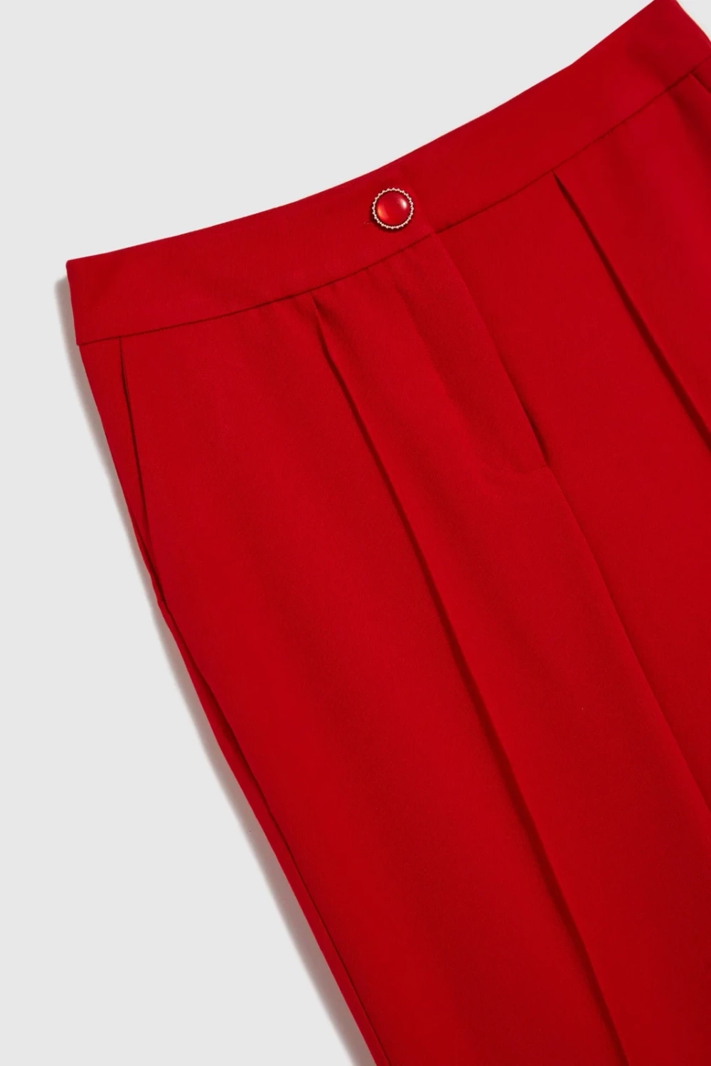 Marisse Women's Trousers L-Sp-4616 Red