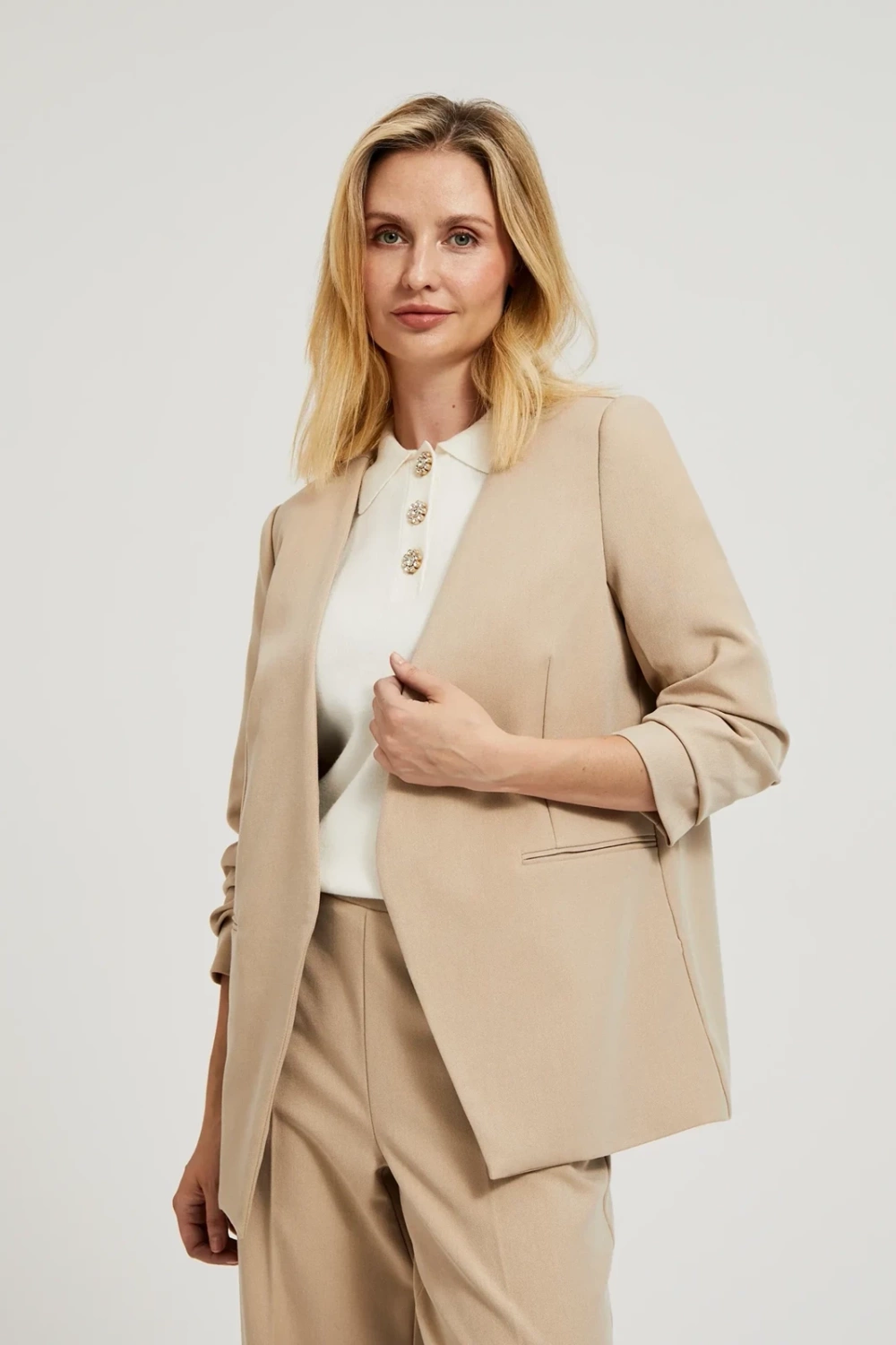Marisse Women's Jacket Z-Mr-4507 Beige