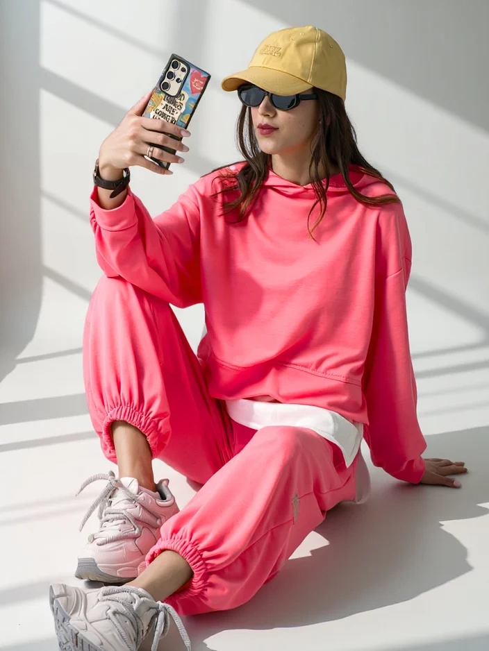 Resti Women's Cotton Set with Shirt Insert