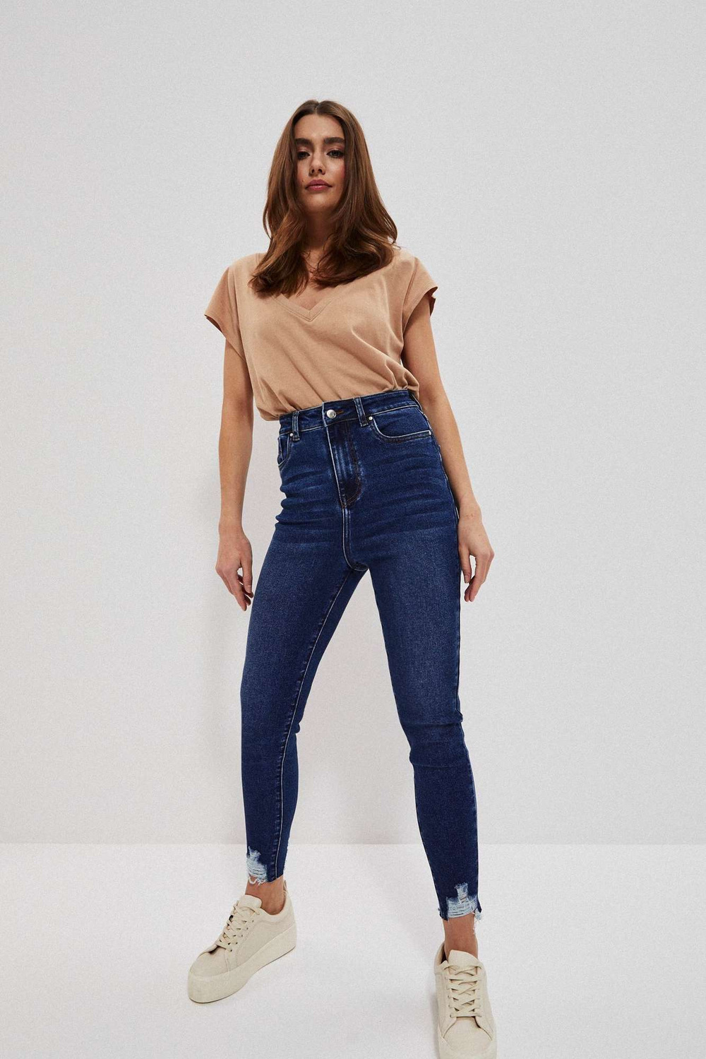 Marisse Extra High Waist Jeans L-Je-3724 Navy