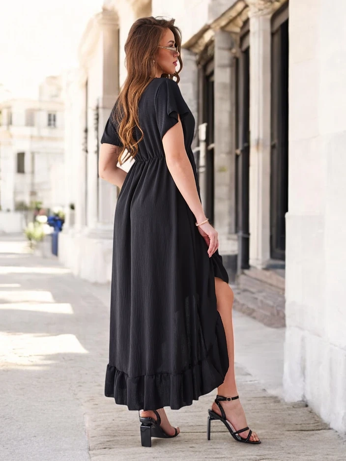 Resti Women's midi dress with an asymmetrical hem