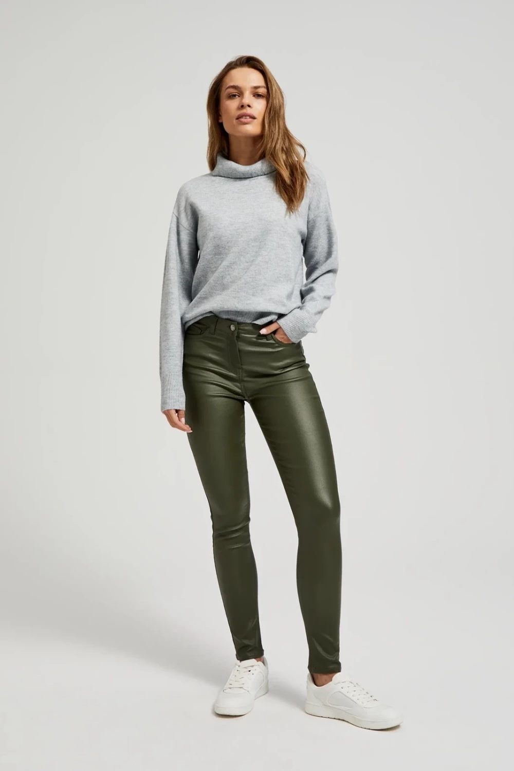Marisse Women's Sweater Z-Sw-4511 Grey Mel
