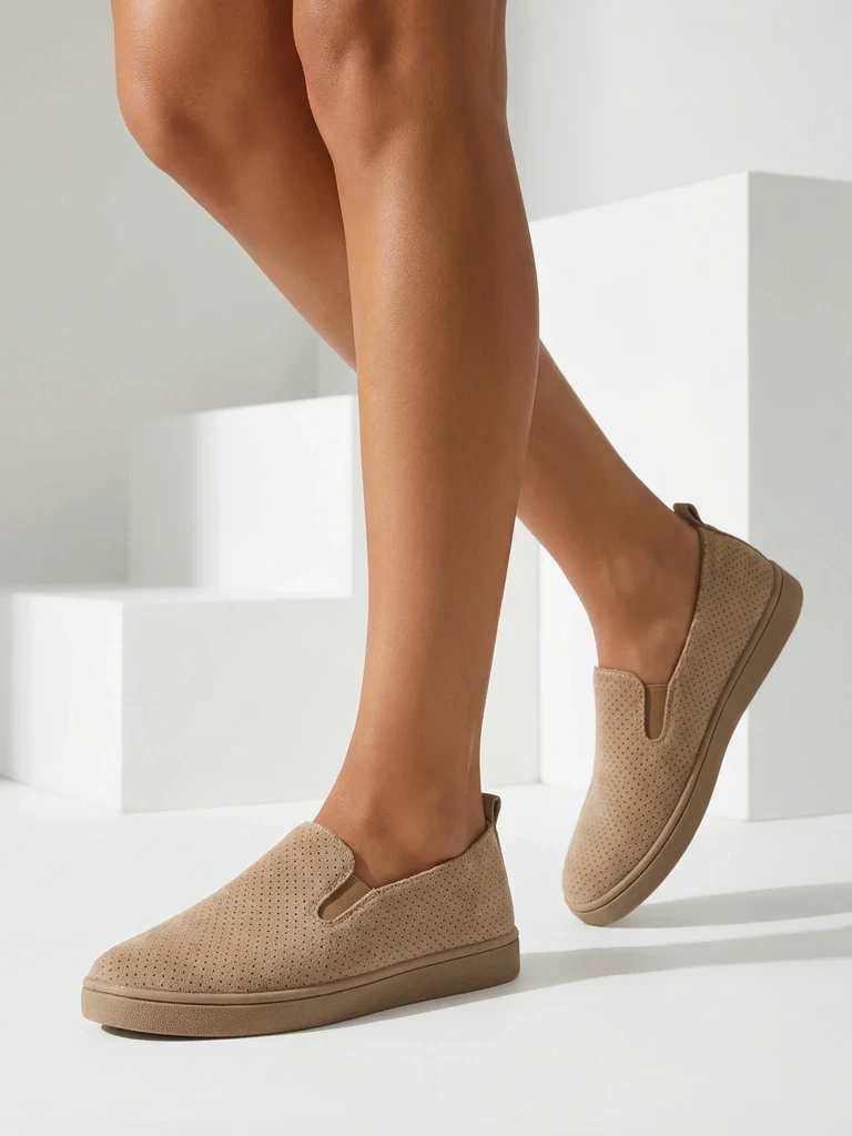 Dámske slip-on topánky Resti Openwork